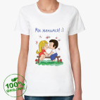 Женская футболка органик