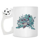 Кружка с футбольным мячиком