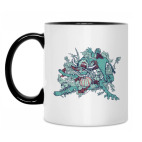 Кружка двухцветная