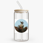 Банка с бамбуковой крышкой