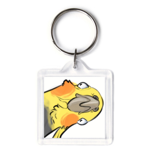 Брелок с принтом Что это там у тебя?