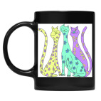 Кружка цветная UV-DTF