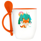 Лисенок на природе