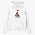 Толстовка худи оверсайз