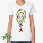 Женская футболка органик