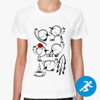 Женская спортивная футболка