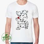 Мужская футболка органик