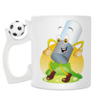 Кружка с футбольным мячиком