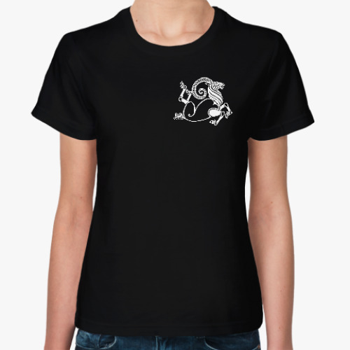 Женская футболка Скифский козерог