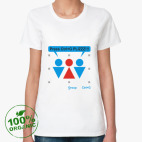 Женская футболка органик