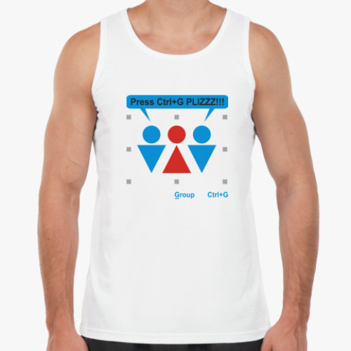 Майка с принтом Группировка