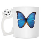 Кружка с футбольным мячиком