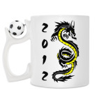Кружка с футбольным мячиком