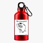 Металлическая бутылка 400 мл UV-DTF