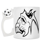 Кружка с футбольным мячиком