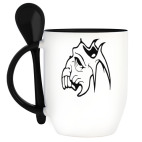 Кружка с ложкой