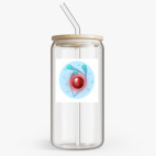 Банка с бамбуковой крышкой