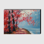 Сакура осенью