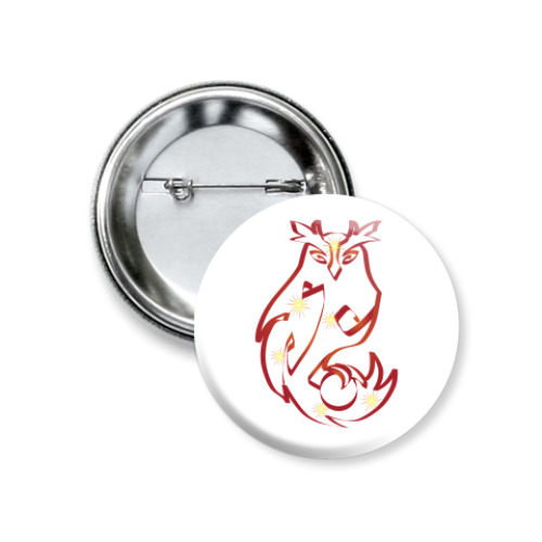 Значок 37мм с принтом Созвездие Делюк