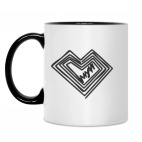 Кружка двухцветная