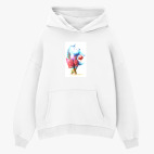 Толстовка худи оверсайз