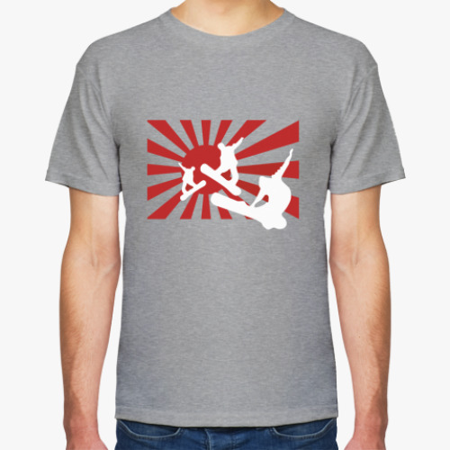 Футболка с принтом Сноуборд