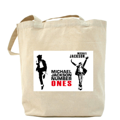 Сумка шоппер с принтом майкл джексон, michael jackson