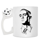 Кружка с футбольным мячиком