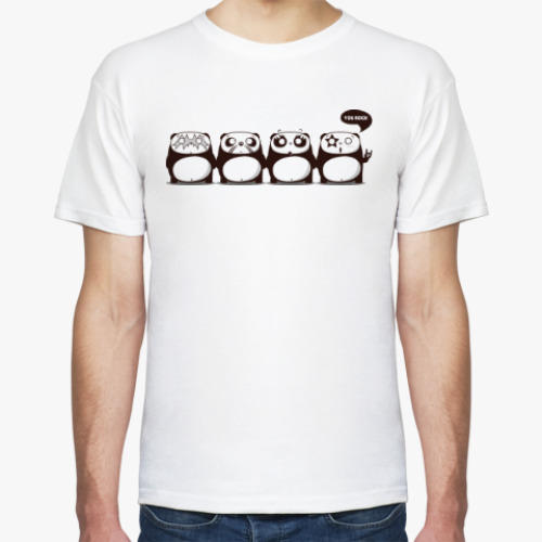 Футболка с принтом Kiss Panda