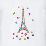 Эйфелева башня в бабочках