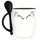 Кружка с ложкой