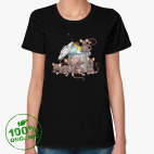 Женская футболка органик