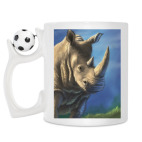 Кружка с футбольным мячиком