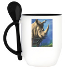 Кружка с ложкой