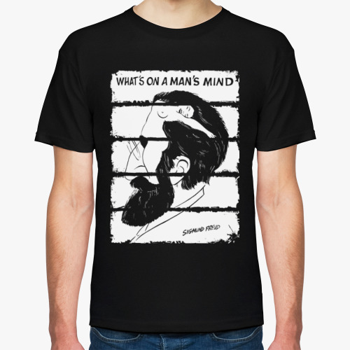 Футболка с принтом Фрейд