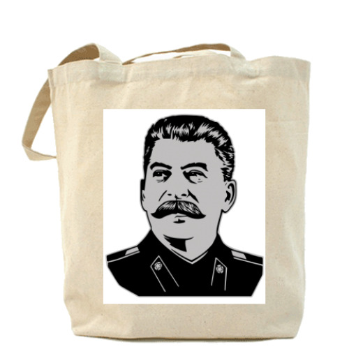 Сумка шоппер с принтом Сталин
