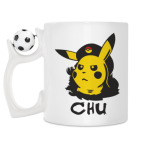 Кружка с футбольным мячиком