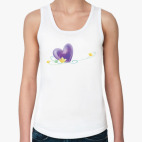 Женская майка Сердце