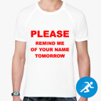 Мужская спортивная футболка