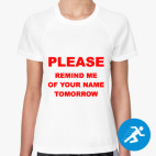 Женская спортивная футболка