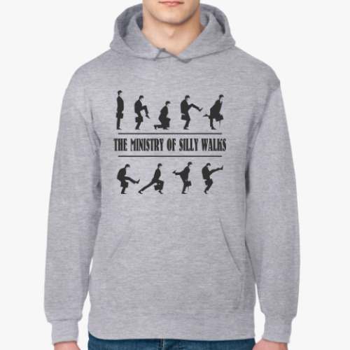 Толстовка худи с принтом  Silly Walks