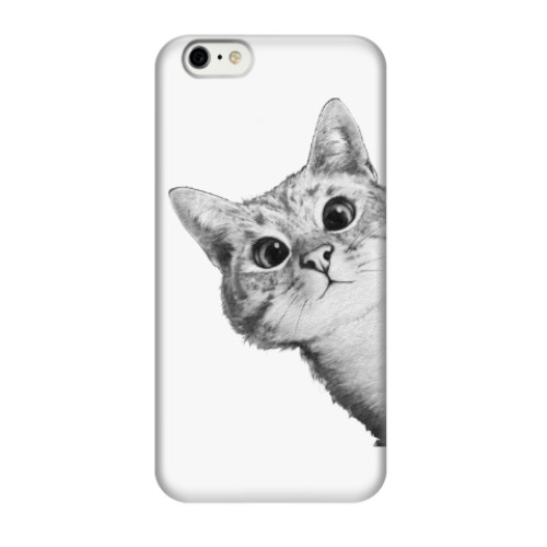 Чехол для iPhone 6/6s Любопытный котик