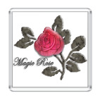 Магнит 6.5 x 6.5 см  Magic Rose
