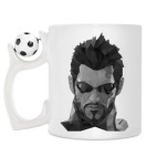 Кружка с футбольным мячиком