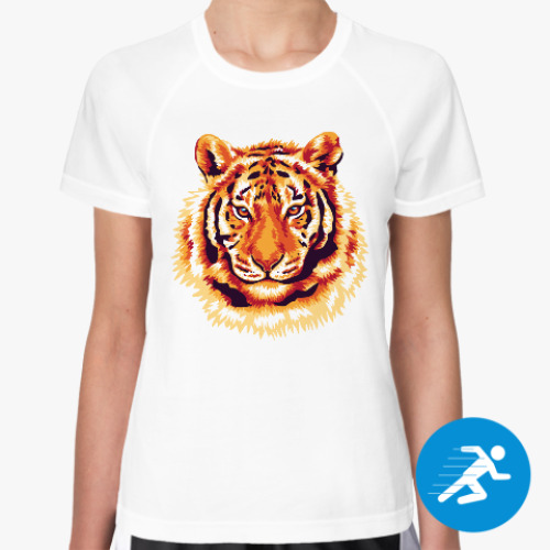 Женская спортивная футболка Тигр
