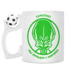 Кружка с футбольным мячиком