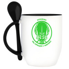 Кружка с ложкой