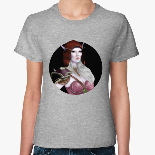 Женская футболка с принтом Сильвана Ветрокрылая