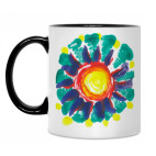 Кружка двухцветная