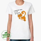 Женская футболка органик